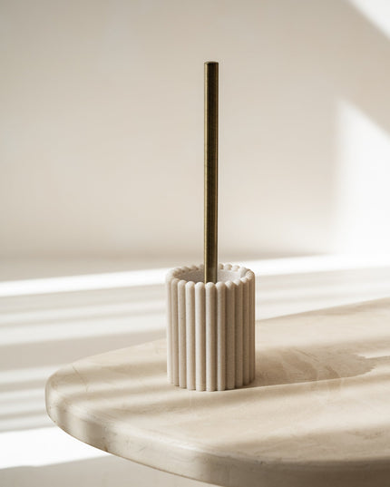 Toilet Brush Stripes Polyresin - Things I Like Things I Love