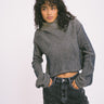 Tone Roll Neck Knit Navy Blazer Aluminium - Things I Like Things I Love