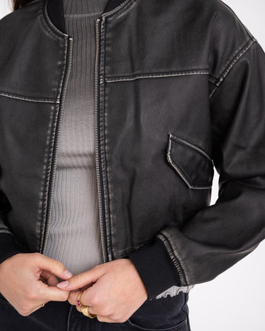 Tora Bomber Jacket Black - Things I Like Things I Love