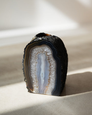 Unique Tealight Holder Agate Stone - Things I Like Things I Love