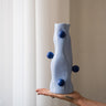 Vase Bola Ceramic Blue - Things I Like Things I Love