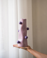 Vase Bola Ceramic Bright Purple