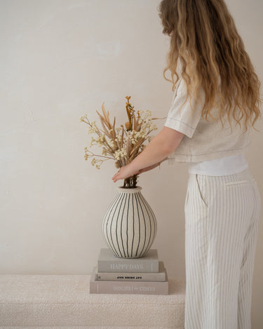 Vase Diphu Stripe - Things I Like Things I Love