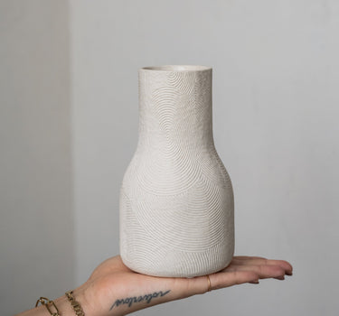 Vase Elly Porcelain Matte White - Things I Like Things I Love