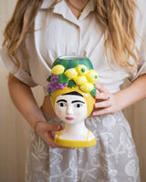 Vase Zitronen Mädchen