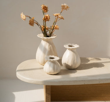 Vase Rewa Cream - Things I Like Things I Love