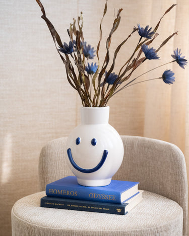 Vase Smiley Blue - Things I Like Things I Love