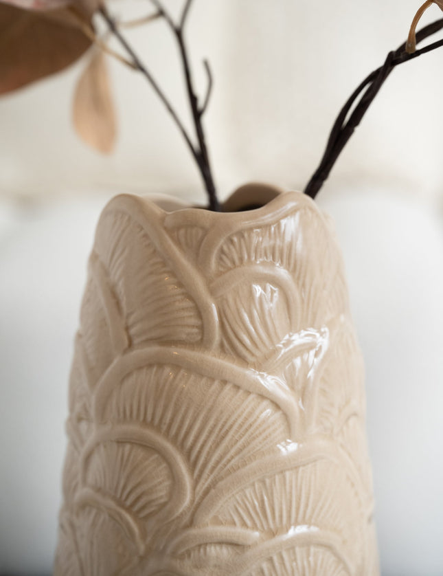 Vase Travis Funghi Beige - Things I Like Things I Love