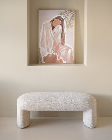 Wall Art Lady Canvas Beige - Things I Like Things I Love