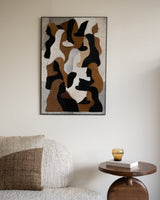 Wall Art Woman Abstract Leather