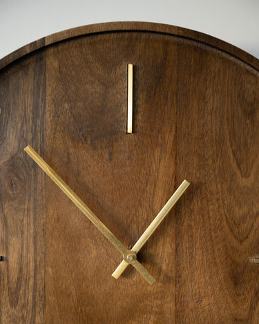 Wall Clock Veti Mango Wood - Things I Like Things I Love