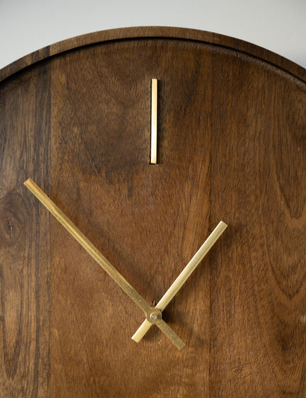 Wall Clock Veti Mango Wood - Things I Like Things I Love