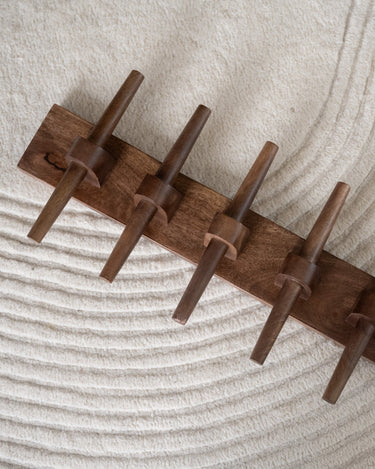 Wall Coat Rack Jacub Walnut - Things I Like Things I Love