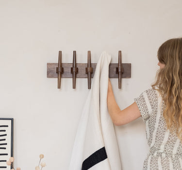 Wall Coat Rack Jacub Walnut - Things I Like Things I Love