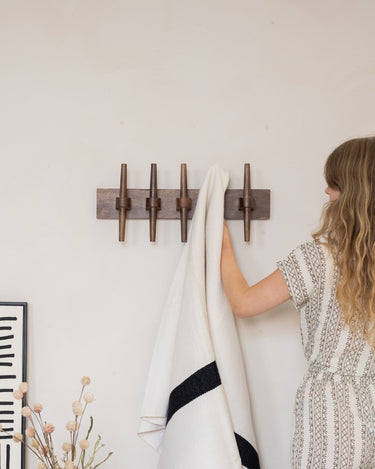 Wall Coat Rack Jacub Walnut - Things I Like Things I Love