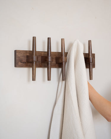 Wall Coat Rack Jacub Walnut - Things I Like Things I Love