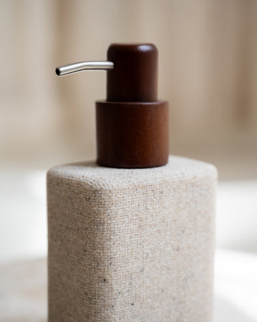 Wavy Beige Soap Dispenser - Things I Like Things I Love