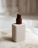 Wavy Beige Soap Dispenser