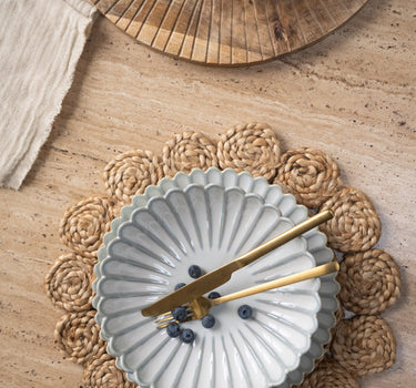 White Lotus Deep Dinner Plate - Things I Like Things I Love