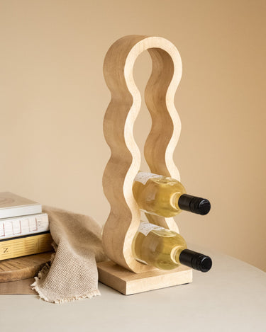 Wine Rack Edolo Natural Wood - Things I Like Things I Love