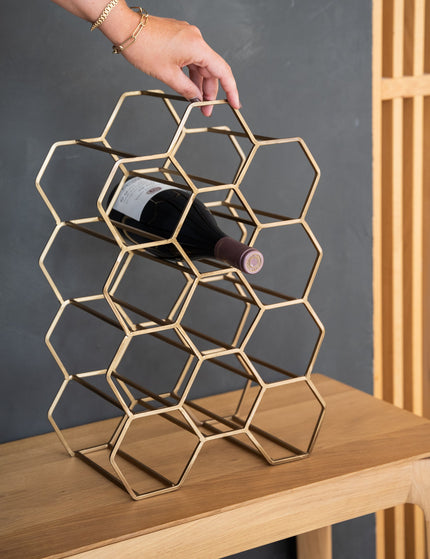 Wine Rack Salbris Gold - Things I Like Things I Love