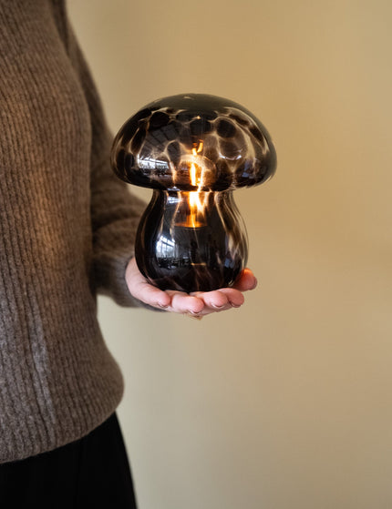 Wireless Led Lamp Mushroom Brown - Things I Like Things I Love