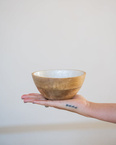 Wooden Bowl Pearl - Things I Like Things I Love