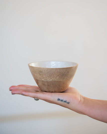 Wooden Bowl Pearl - Things I Like Things I Love