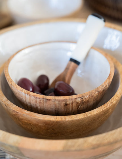 Wooden Bowl Pearl - Things I Like Things I Love