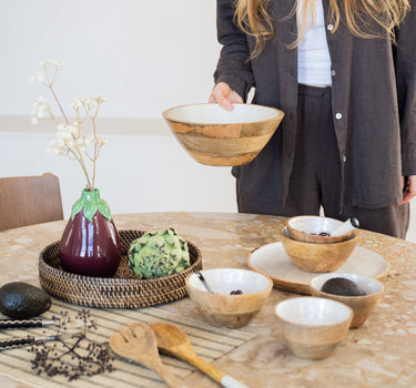 Wooden Salad Bowl Pearl - Things I Like Things I Love