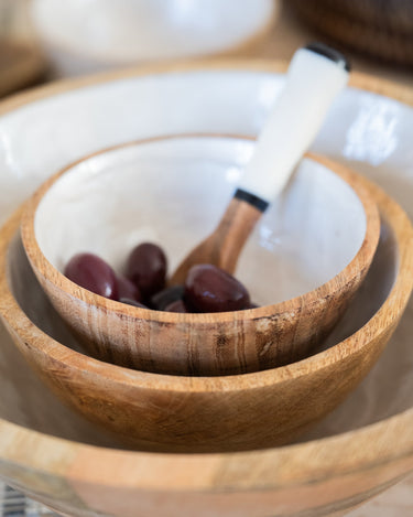 Wooden Salad Bowl Pearl - Things I Like Things I Love