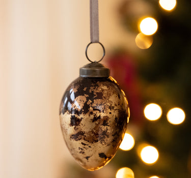 XMAS Ball Marble Brown - Things I Like Things I Love