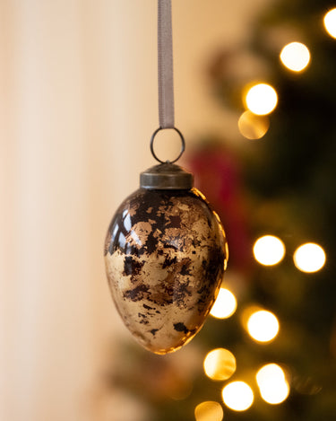 XMAS Ball Marble Brown - Things I Like Things I Love