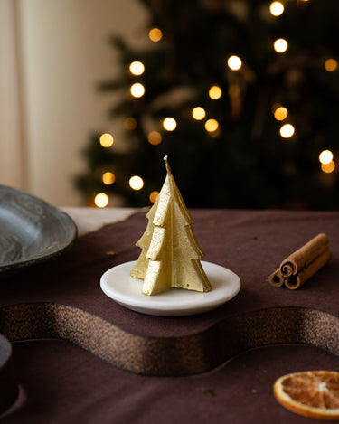 XMAS Candle Tree Gold - Things I Like Things I Love