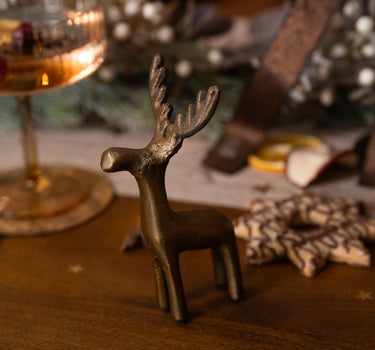 XMAS Deco Reindeer Gold - Things I Like Things I Love