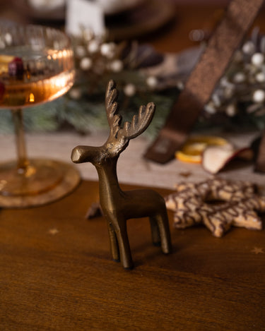 XMAS Deco Reindeer Gold - Things I Like Things I Love