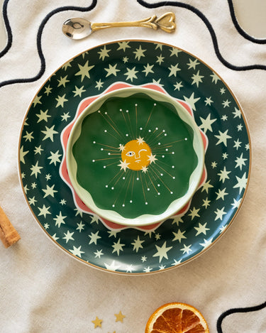 XMAS Mini Plate Moon - Things I Like Things I Love