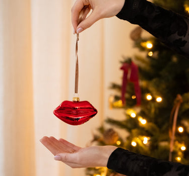 XMAS Ornament Lips Red - Things I Like Things I Love