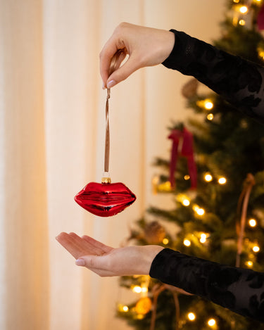 XMAS Ornament Lips Red - Things I Like Things I Love