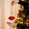 XMAS Ornament Lips Red - Things I Like Things I Love