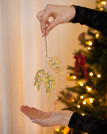 XMAS Ornament Twig Green - SET OF 2 - Things I Like Things I Love