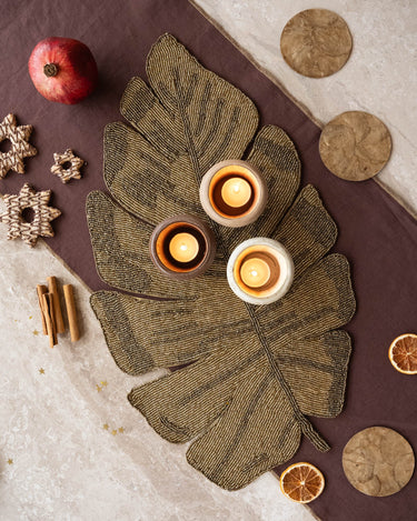 XMAS Placemat Finga Leaf - Things I Like Things I Love