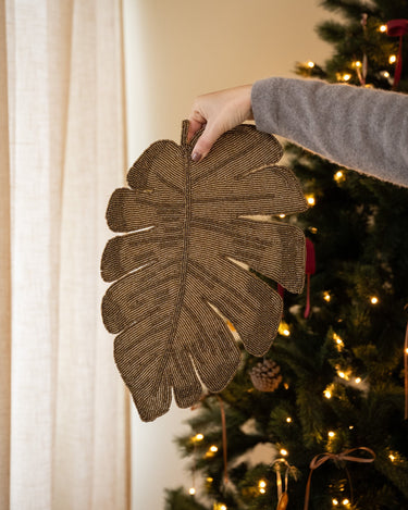 XMAS Placemat Finga Leaf - Things I Like Things I Love