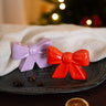 XMAS Salt & Pepper Bow Red/Pink - Things I Like Things I Love