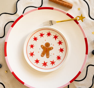 XMAS Small Plate Gingerbread Man - Things I Like Things I Love