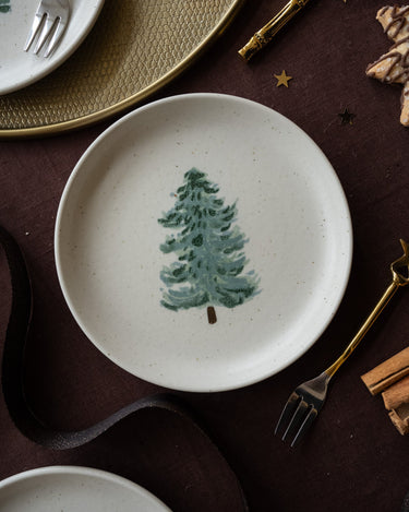 XMAS Tree Small Plate - SET OF 4 - Things I Like Things I Love