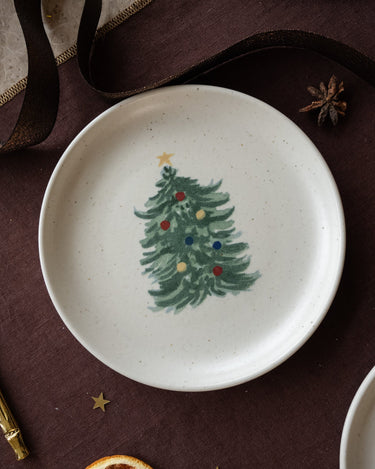 XMAS Tree Small Plate - SET OF 4 - Things I Like Things I Love