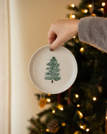 XMAS Tree Small Plate - SET OF 4 - Things I Like Things I Love