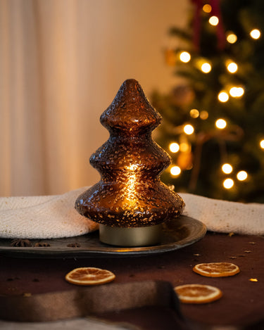 XMAS Wireless Table Lamp Tree Brown - Things I Like Things I Love