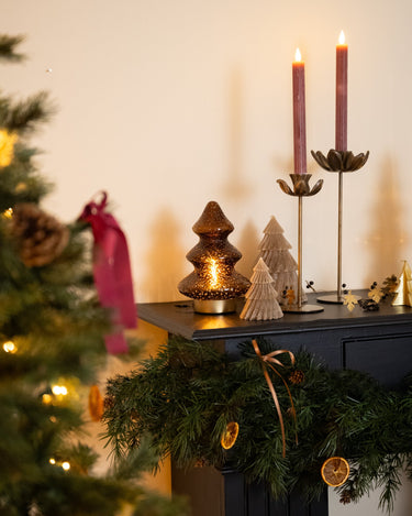 XMAS Wireless Table Lamp Tree Brown - Things I Like Things I Love